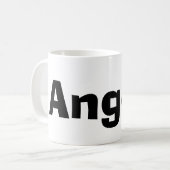 アンジェラのマグ コーヒーマグカップ (正面左)