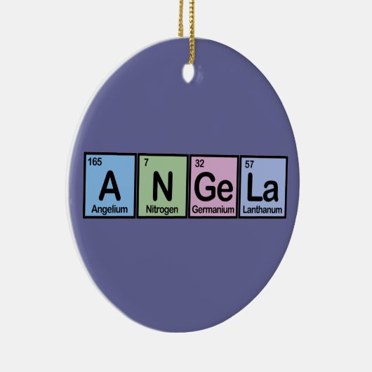 アンジェラは要素の作りました セラミックオーナメント (右)