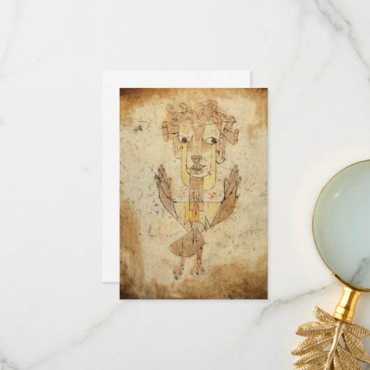 アンジェラスノヴスバイポールクレー サンキューカード (正面/裏面インサイチュ)