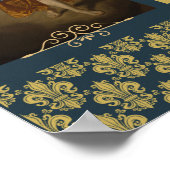 アンジェラス祈りの言葉とゲイブリエルとメアリー（紋章の）フラ・ダ・リ ポスター (角)