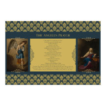 アンジェラス祈りの言葉とゲイブリエルとメアリー（紋章の）フラ・ダ・リ