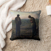 アンジェラス、ジャン=フランソワ・ミレー、1857年～1859年 クッション (ブランケット)