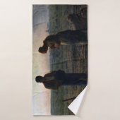 アンジェラス、ジャン=フランソワ・ミレー、1857年～1859年 バスタオル (バスタオル)