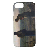 アンジェラス、ジャン=フランソワ・ミレー、1857年~1859年 Case-Mate iPhoneケース (裏面)