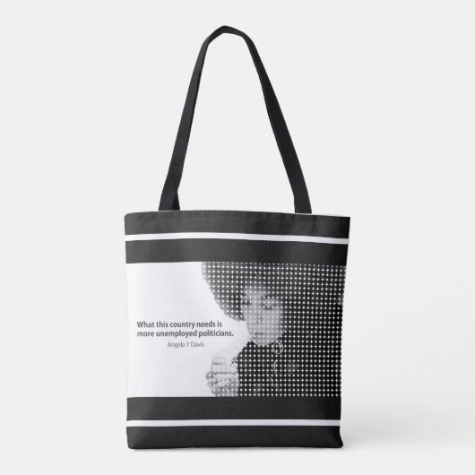 アンジェラデービス-失業した政治家 トートバッグ (裏面)