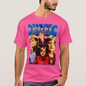 アンジェラメルケルヴィンテージスタイル Tシャツ (正面)