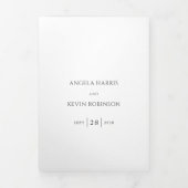 アンジェラモダン結婚ズ 三つ折り招待状 (カバー)