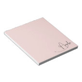 アンジェラ 手書き サイン 装飾的G ブロッシュ ノートパッド (アングル)
