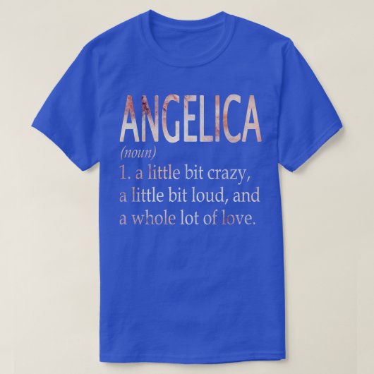 アンジェリカガール名の定義 Tシャツ (デザイン正面)