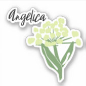 アンジェリカハーブ瓶シール シール (正面)