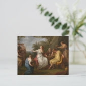 アンジェリカ・カウフマン・ポストによるテレマコスの悲しみ ポストカード (スタンド正面)