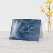 アンジェリックエンジェル悔やみや弔慰クリスチャン カード (黄色い花)