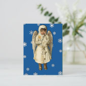 アンジェリックビクトリアンヴィンテージクリスマスアートカード シーズンポストカード (スタンド正面)