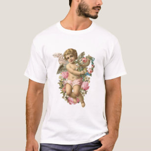 アンジェリックヴィンテージチェルブデイジー&ピンクローズ Tシャツ