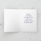 アンジェリック・スタチュー、祝日、クリスマス シーズンカード (内部)