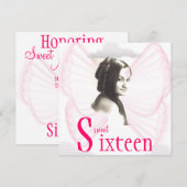 アンジェリック·Sweet sixteen·ドリーム·招待状-顧客 招待状 (正面/裏面)