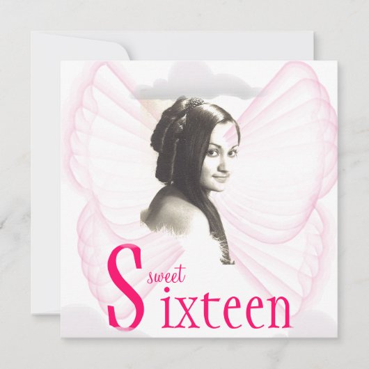 アンジェリック·Sweet sixteen·ドリーム·招待状-顧客 招待状 (正面)