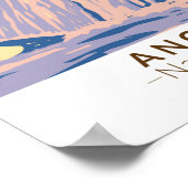 アンジェリナナショナルフォレストボイキンクリークヴィンテージ ポスター (角)