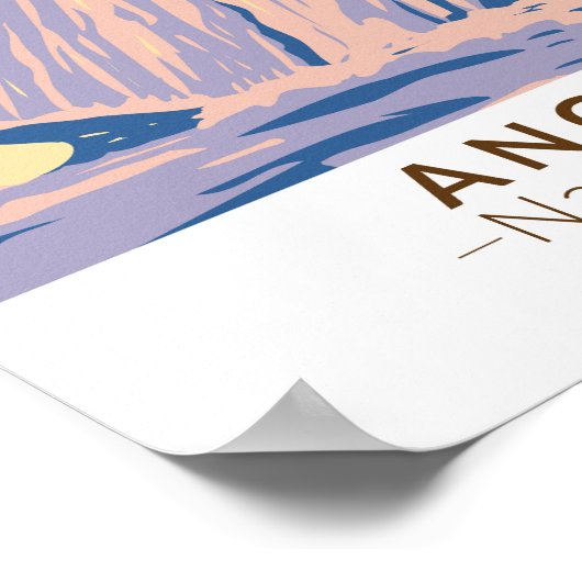 アンジェリナナショナルフォレストボイキンクリークヴィンテージ ポスター (角)