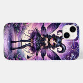 アンジェリナパープルゴシックフェアリー蠍座ホーン〔占星術の〕十二宮図 Case-Mate iPhoneケース (裏面 (横))