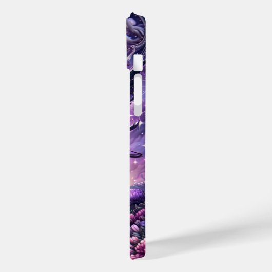 アンジェリナパープルゴシックフェアリー蠍座ホーン〔占星術の〕十二宮図 Case-Mate iPhoneケース (裏面 / 左)