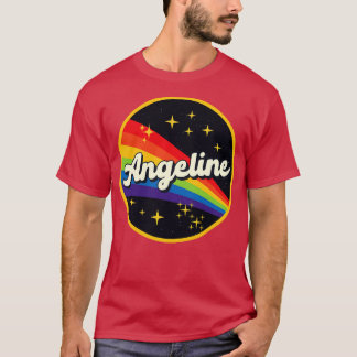 アンジェリンレインボーイン宇宙ヴィンテージスタイル Tシャツ