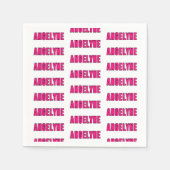 アンジェリン名 スタンダードカクテルナプキン (正面)