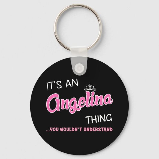 アンジェリーナの話だ、君には分からないよ キーホルダー (正面)