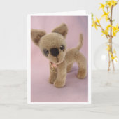 アンジェリーナザチワワ カード (黄色い花)