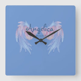 アンジェリ生まれカは天国広場の翼を持っていた スクエア壁時計