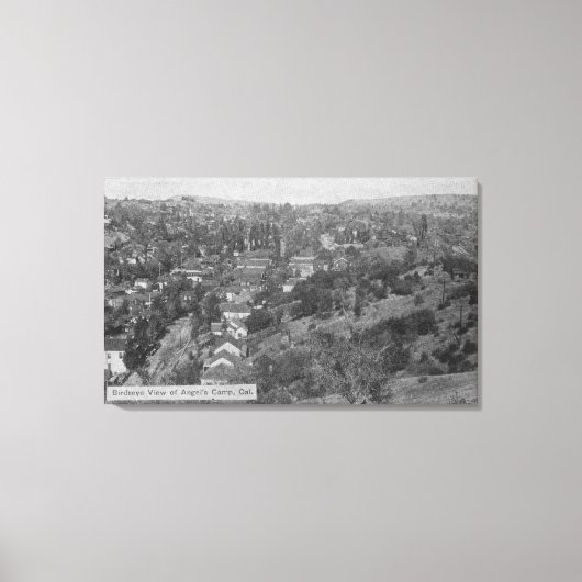 アンジェルスキャンプアンジェルスキャンプ，カリフォルニア キャンバスプリント (正面)