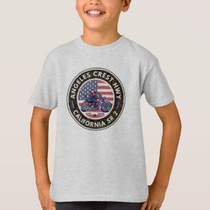 アンジェルスクレストハイウェイカリフォルニア州ルートギフト Tシャツ