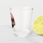 アンジェルス国立森林カリフォルニアエンブレム ショットグラス (右)