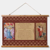 アンジェルス&レジーナカエリ祈りの言葉 吊り下げ型タペストリー (正面2)