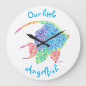 アンジェルフィッシュの時計 ラージ壁時計 (正面)
