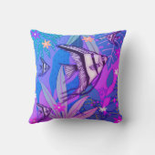 アンジェルフィッシュプリント#2マイアミ クッション (裏面)