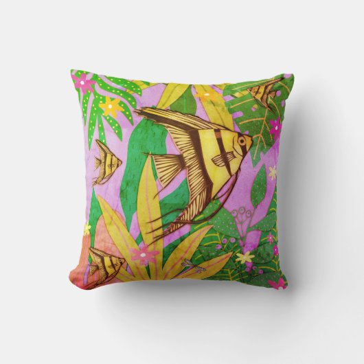 アンジェルフィッシュプリント#2 1974 クッション (正面)