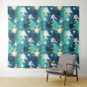 アンジェルフィッシュ水族館の模様 タペストリー (インサイチュ(横))