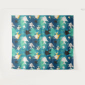 アンジェルフィッシュ水族館の模様 タペストリー (正面(横))