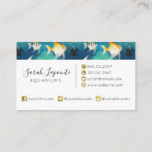 アンジェルフィッシュ水族館の模様 名刺 (裏面)