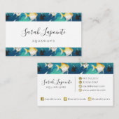 アンジェルフィッシュ水族館の模様 名刺 (正面/裏面)