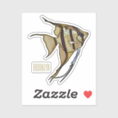 アンジェルフィッシュ漫画イラストレーション シール (シート)