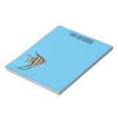 アンジェルフィッシュ漫画イラストレーション ノートパッド (回転)