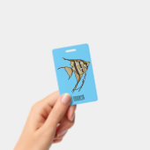 アンジェルフィッシュ漫画イラストレーション バッジ (手持ち)