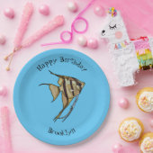アンジェルフィッシュ漫画イラストレーション ペーパープレート (パーティー)
