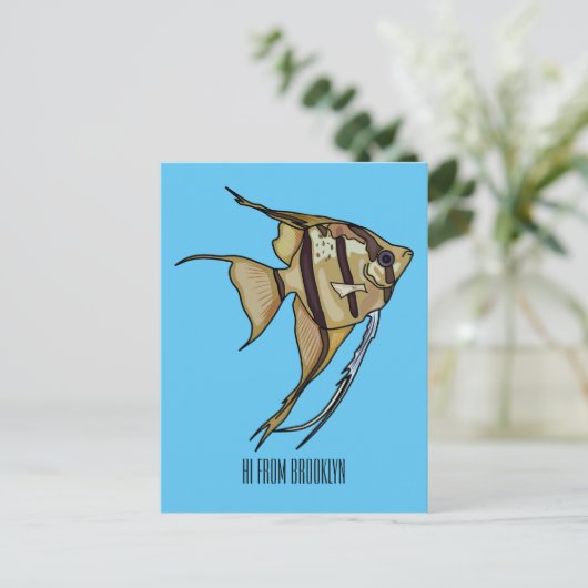 アンジェルフィッシュ漫画イラストレーション ポストカード (スタンド正面)