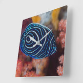 アンジェルフィッシュ皇帝の終焉 スクエア壁時計 (傾斜)