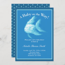 アンジェルフィッシュ赤ちゃんシャワー 招待状