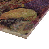 アンジェルフィッシュinサンゴ、ヴィンテージ熱帯魚in海 カッティングボード (角)