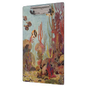 アンジェルフィッシュinサンゴ、ヴィンテージ熱帯魚in海 クリップボード (左)